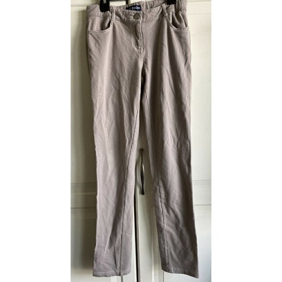 Mini Boden Girl’s Size 13 Neutral Gray‎ Cotton Knit Pant - Picture 1 of 5